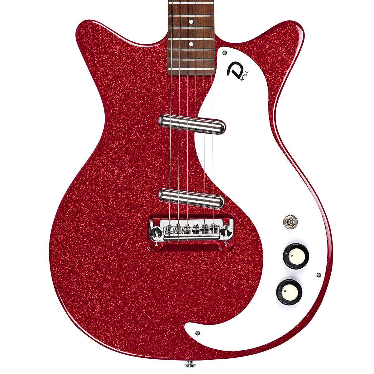 Danelectro '59M NOS Electric Guitar ~ Red Metal Flake - Richards Guitars Of Stratford Upon Avon