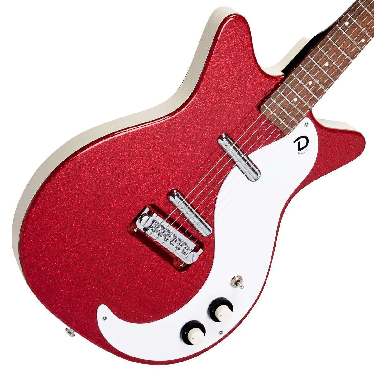 Danelectro '59M NOS Electric Guitar ~ Red Metal Flake - Richards Guitars Of Stratford Upon Avon
