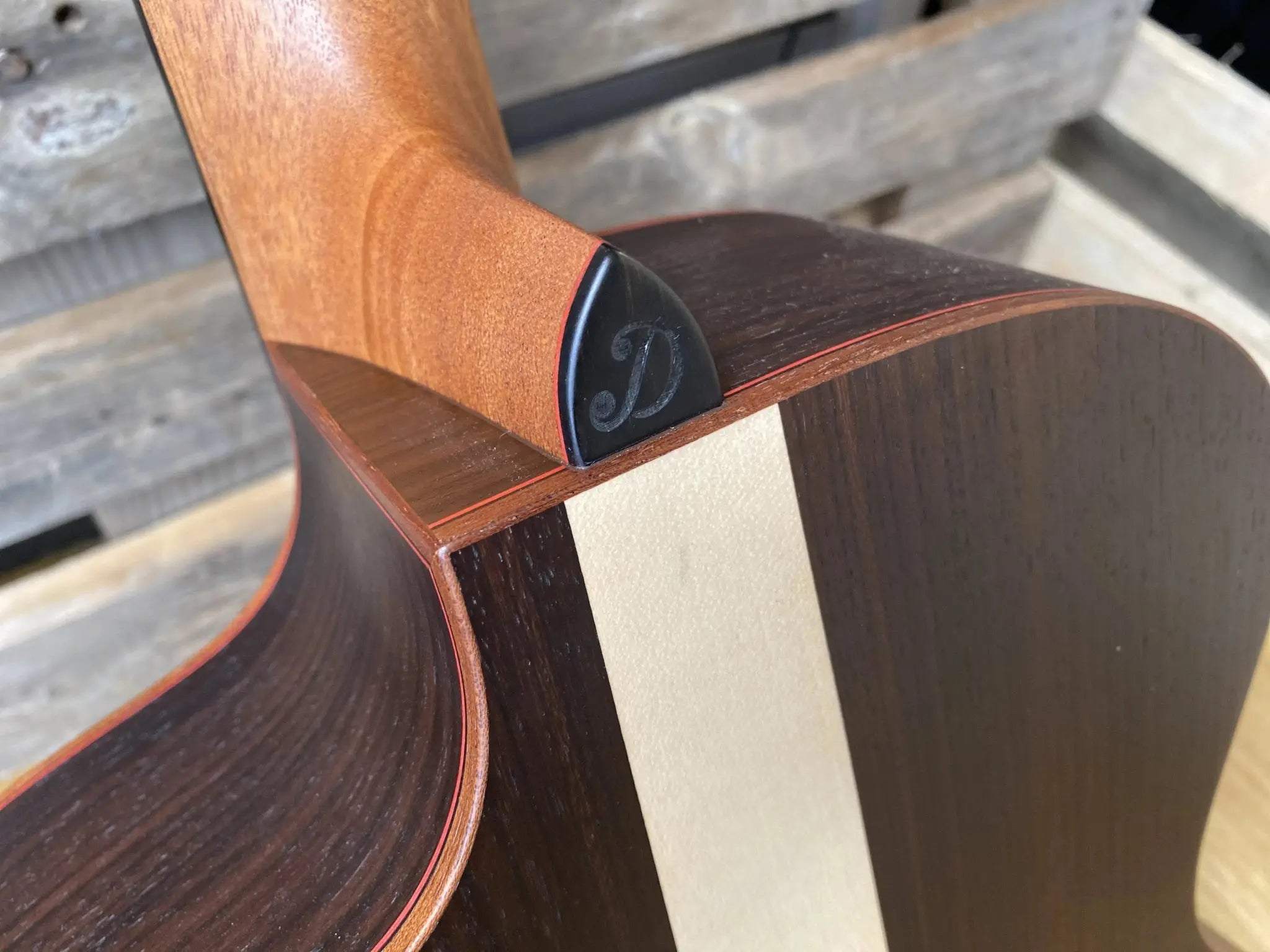 Dowina Rosewood / Maple / Rosewood Trio Plate With Dolomite Spruce Top - Richards Guitars Of Stratford Upon Avon