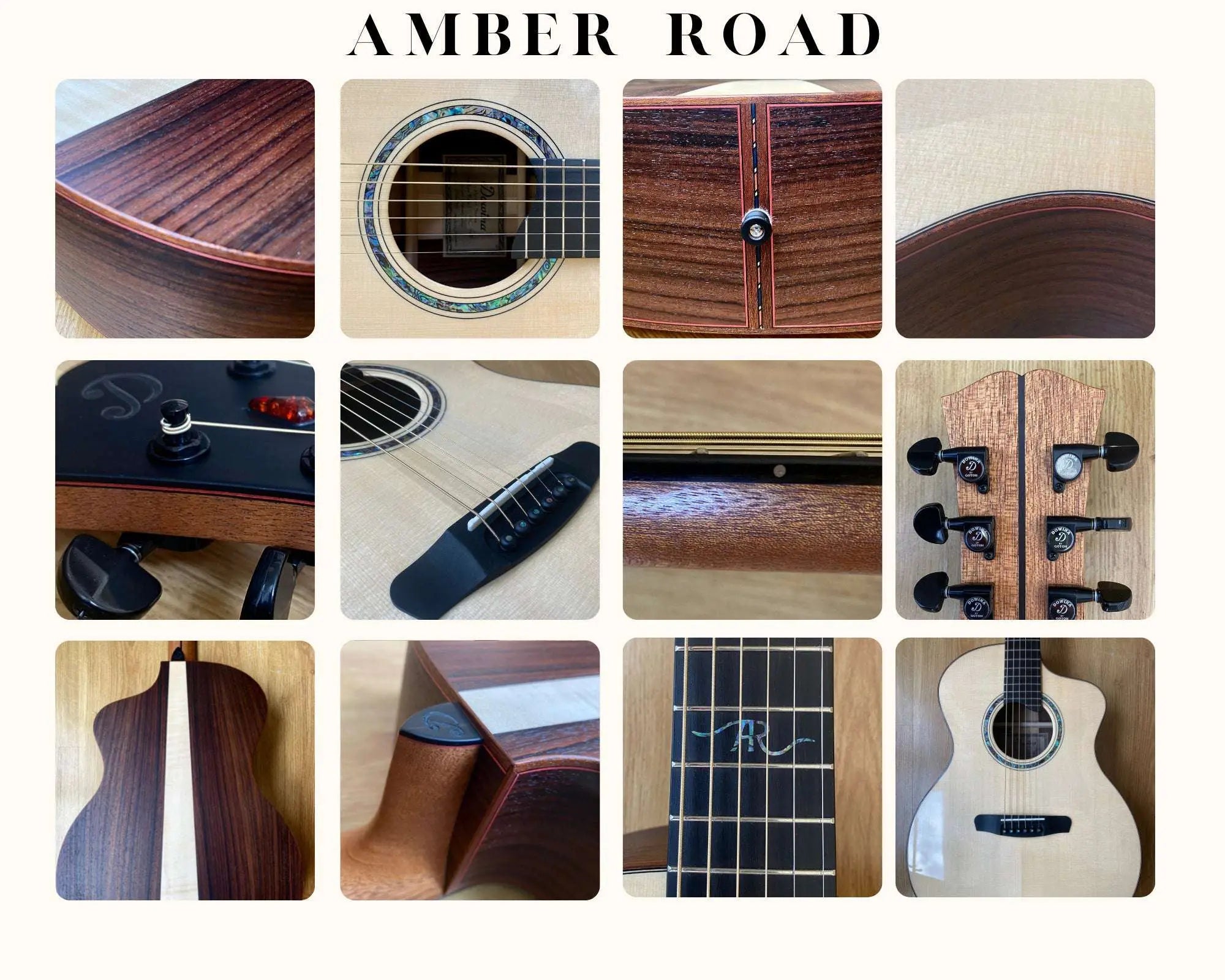 Dowina Rosewood / Maple / Rosewood Trio Plate With Dolomite Spruce Top - Richards Guitars Of Stratford Upon Avon