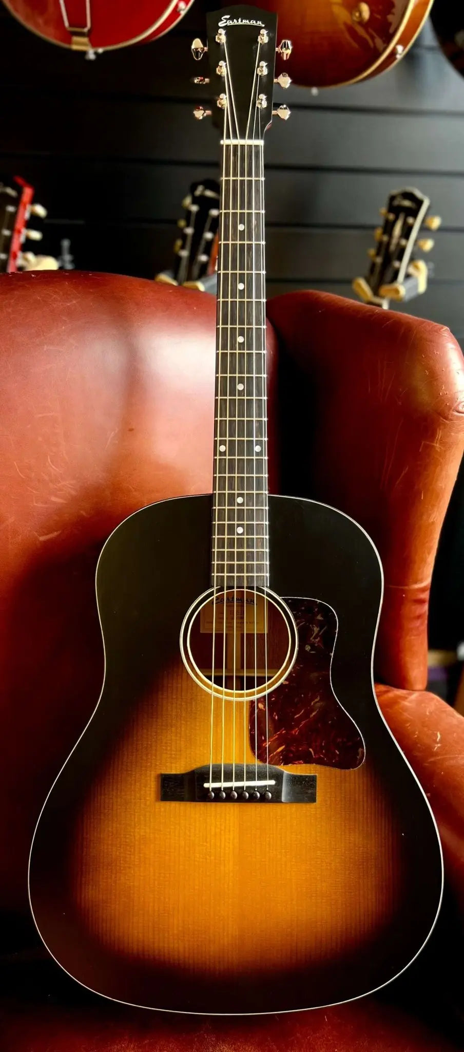 Eastman E1SS - SB, Sunburst, Acoustic Guitar (Price inc. Custom Pro Setup Package) - Richards Guitars Of Stratford Upon Avon