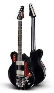 Eastman Juliet V//B - BK Antique Black With Bigsby (Price inc. Custom Pro Setup Package) - Richards Guitars Of Stratford Upon Avon