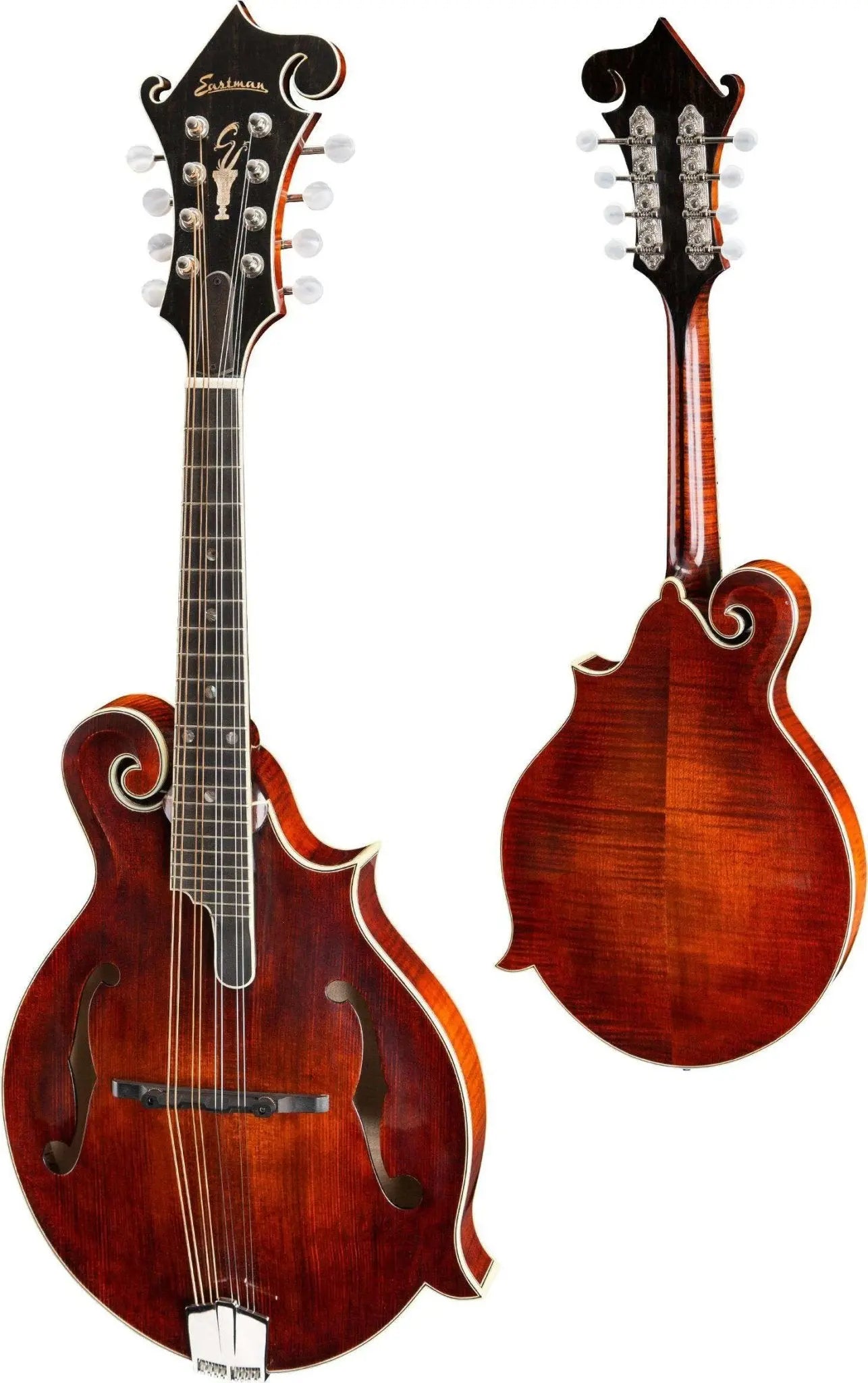 Eastman MD815 F - style F - holes Classic Mandolin (Solid Adirondack Spruce top, Solid AAA Maple back and sides, w/Case) (Price inc. Custom Pro Setup Package) - Richards Guitars Of Stratford Upon Avon
