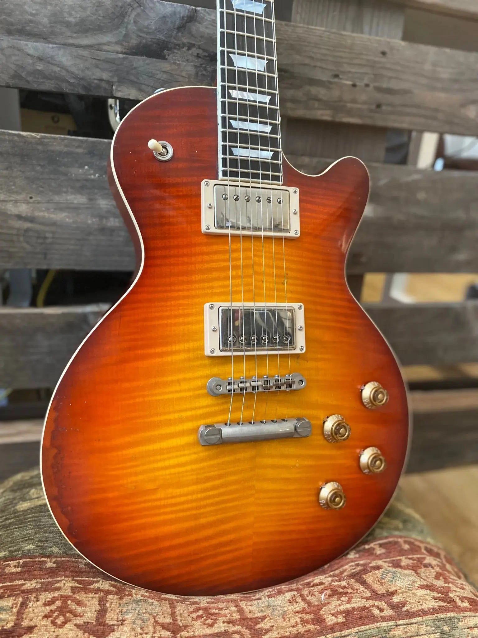 Eastman SB59/v Redburst (Price inc. Custom Pro Setup Package) - Richards Guitars Of Stratford Upon Avon
