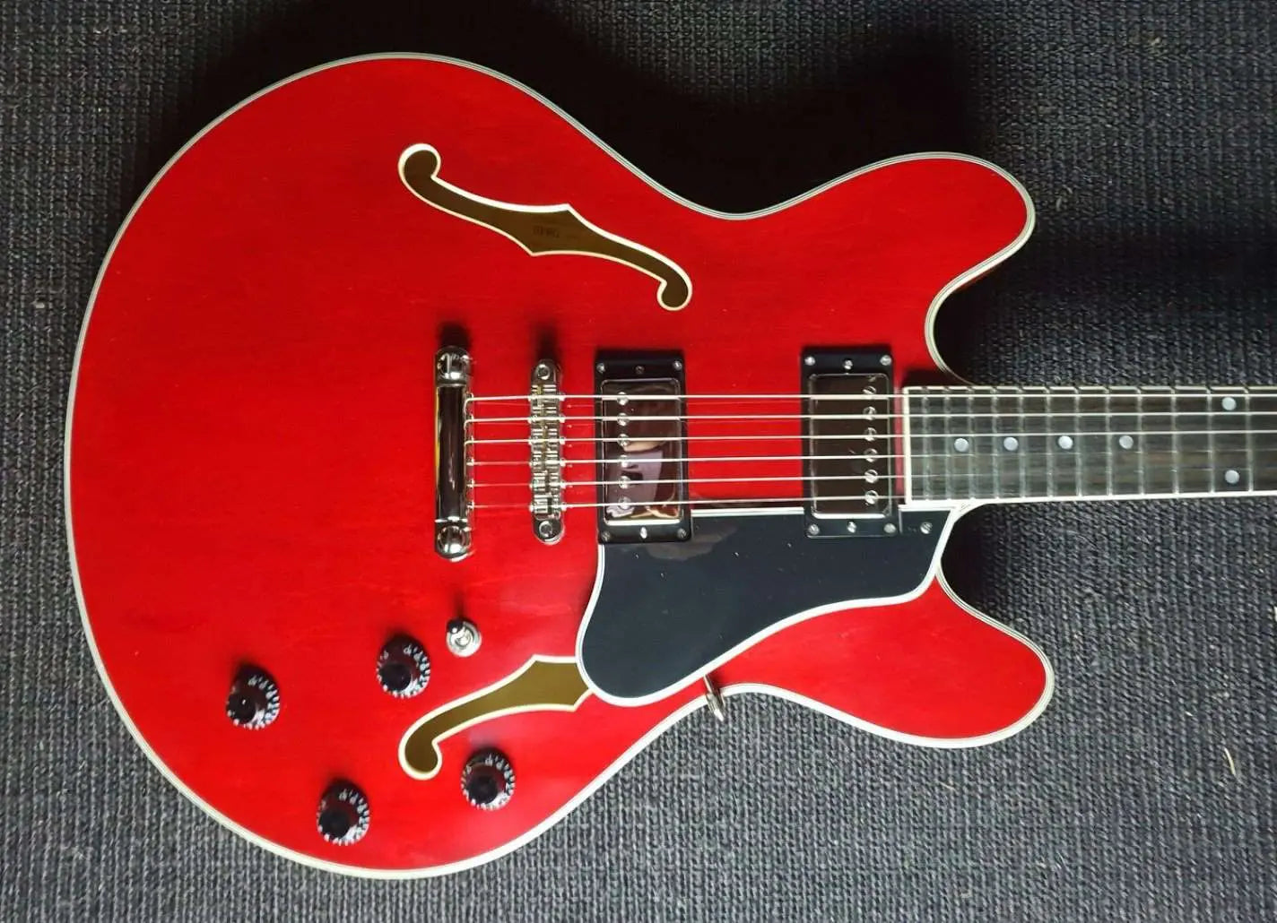 Eastman T386 Red (Price inc. Custom Pro Setup Package) - Richards Guitars Of Stratford Upon Avon
