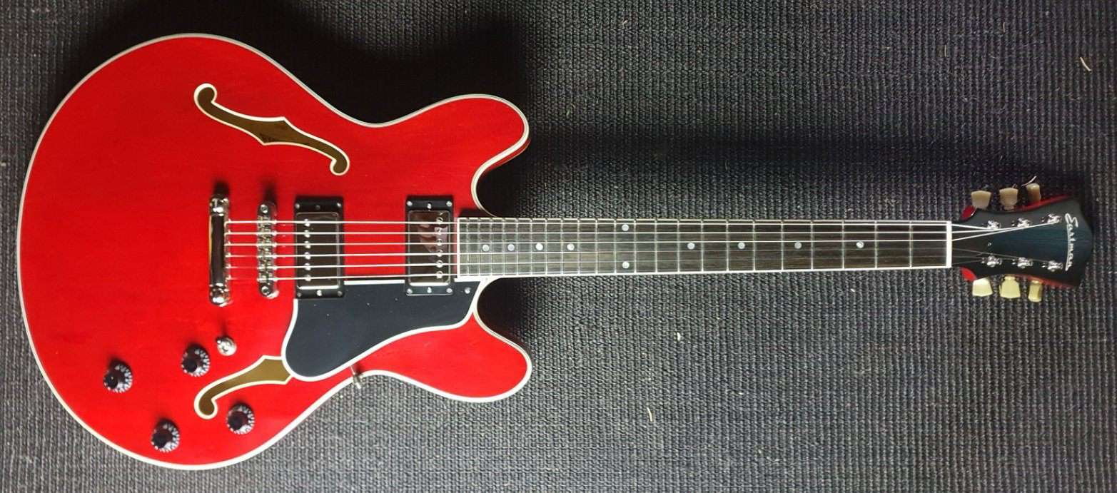 Eastman T386 Red (Price inc. Custom Pro Setup Package) - Richards Guitars Of Stratford Upon Avon