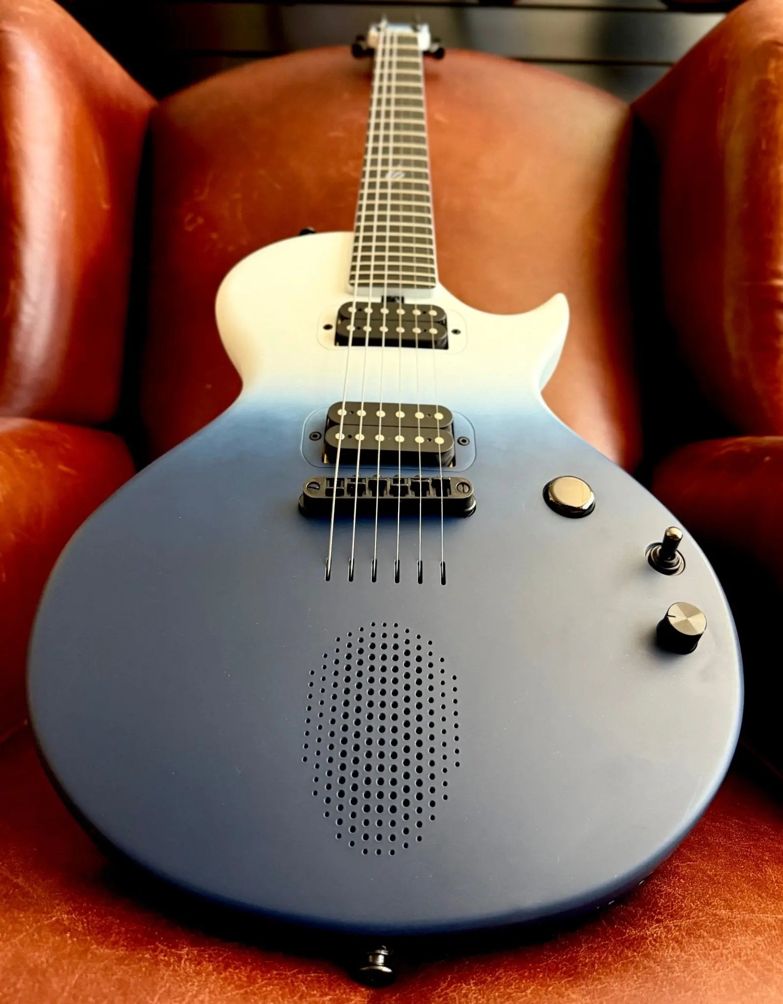 Enya Nova Go Sonic Ocean Blue, Electric Guitar (Guitar with case and accessories) - Richards Guitars Of Stratford Upon Avon