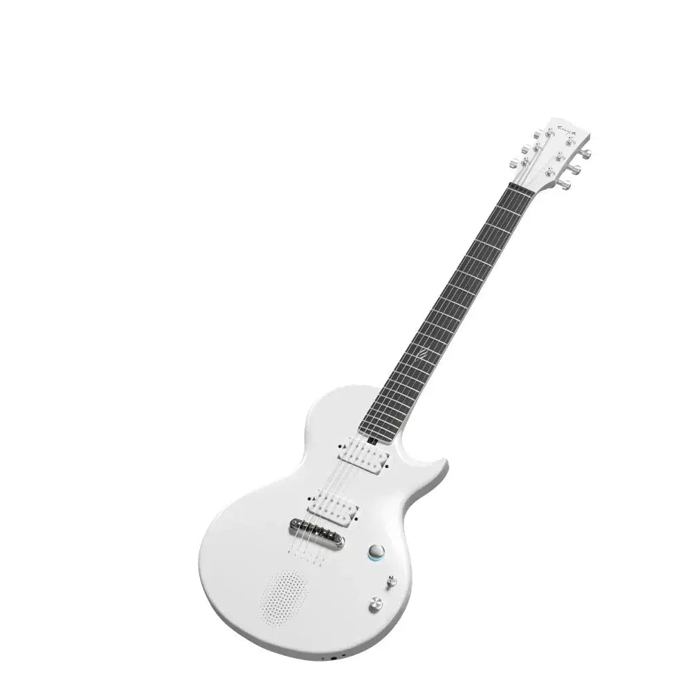 Enya Nova Go Sonic White Electric Guitar Guitar with case and accessories - Richards Guitars Of Stratford Upon Avon