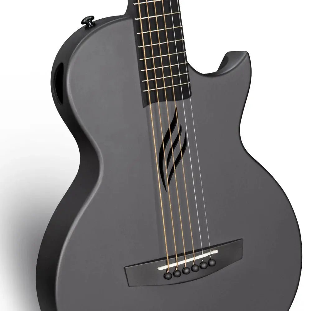 Enya Nova GO SP1 - BK Black Nova Go Carbo fibre electro guitar with Bluetooth - Richards Guitars Of Stratford Upon Avon