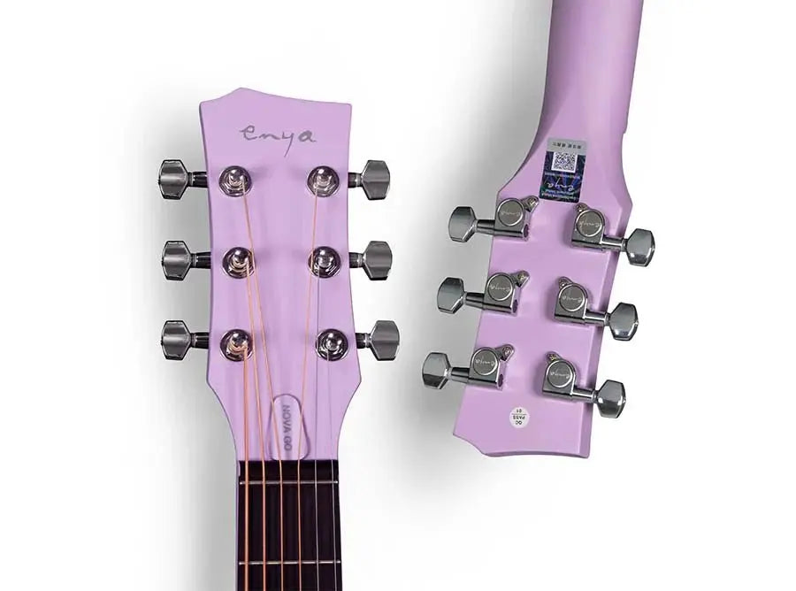 Enya Nova GO SP1 Purple Nova Go Carbo fibre electro guitar with Bluetooth - Richards Guitars Of Stratford Upon Avon