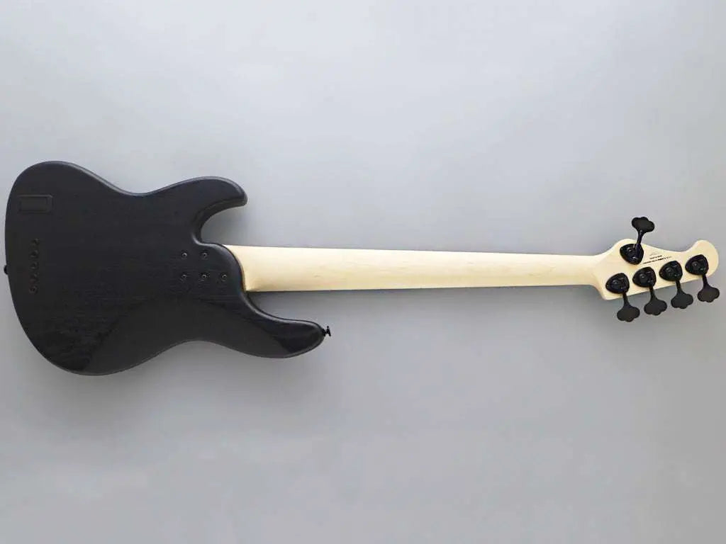 FGN Bass Guitar J Standard Mighty Jazz JMJ53ASHDEM Open Pore Black With Gig Bag - Richards Guitars Of Stratford Upon Avon