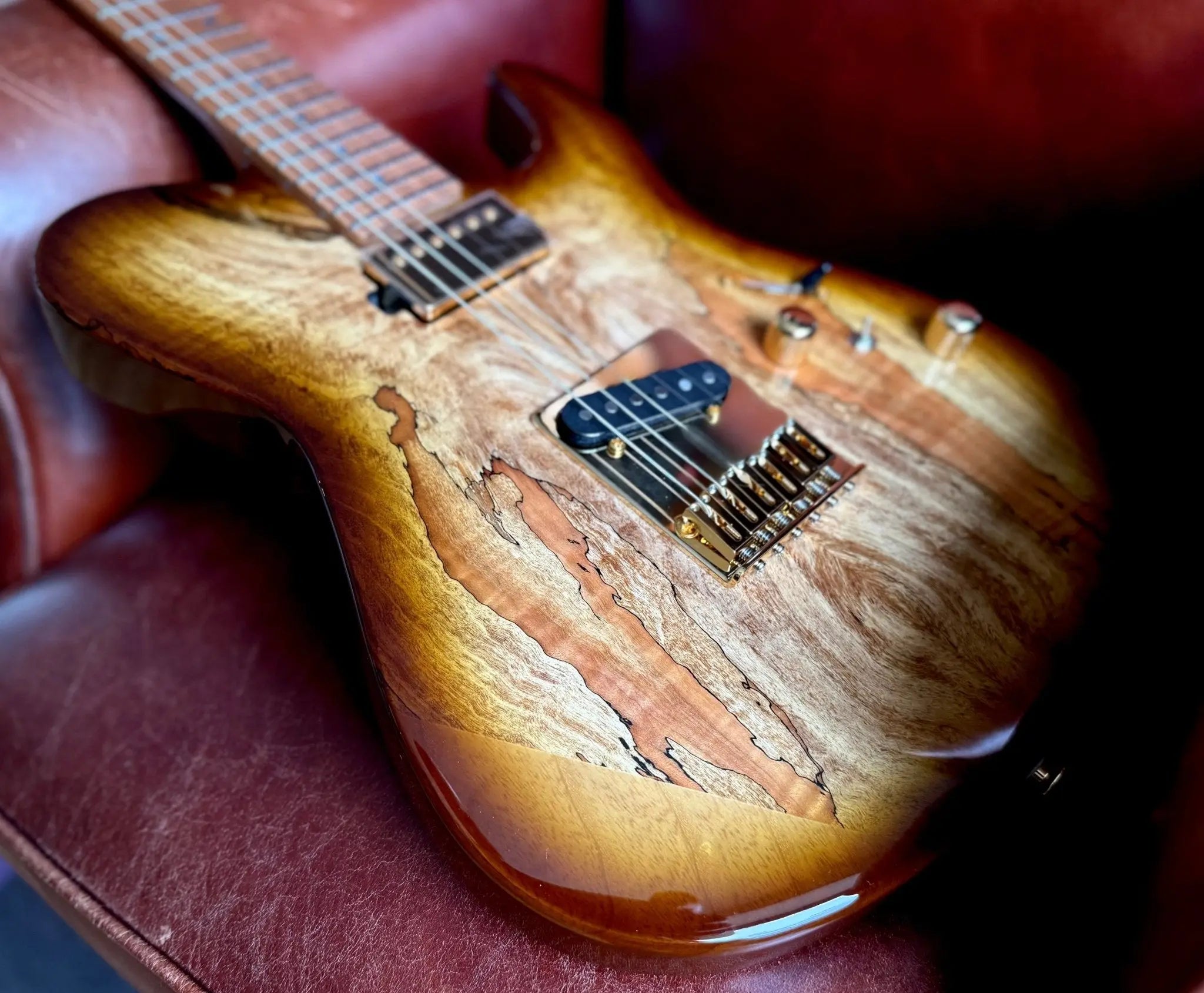FGN Guitars Expert Iliad HCB Hojicha Burst - Richards Guitars Of Stratford Upon Avon