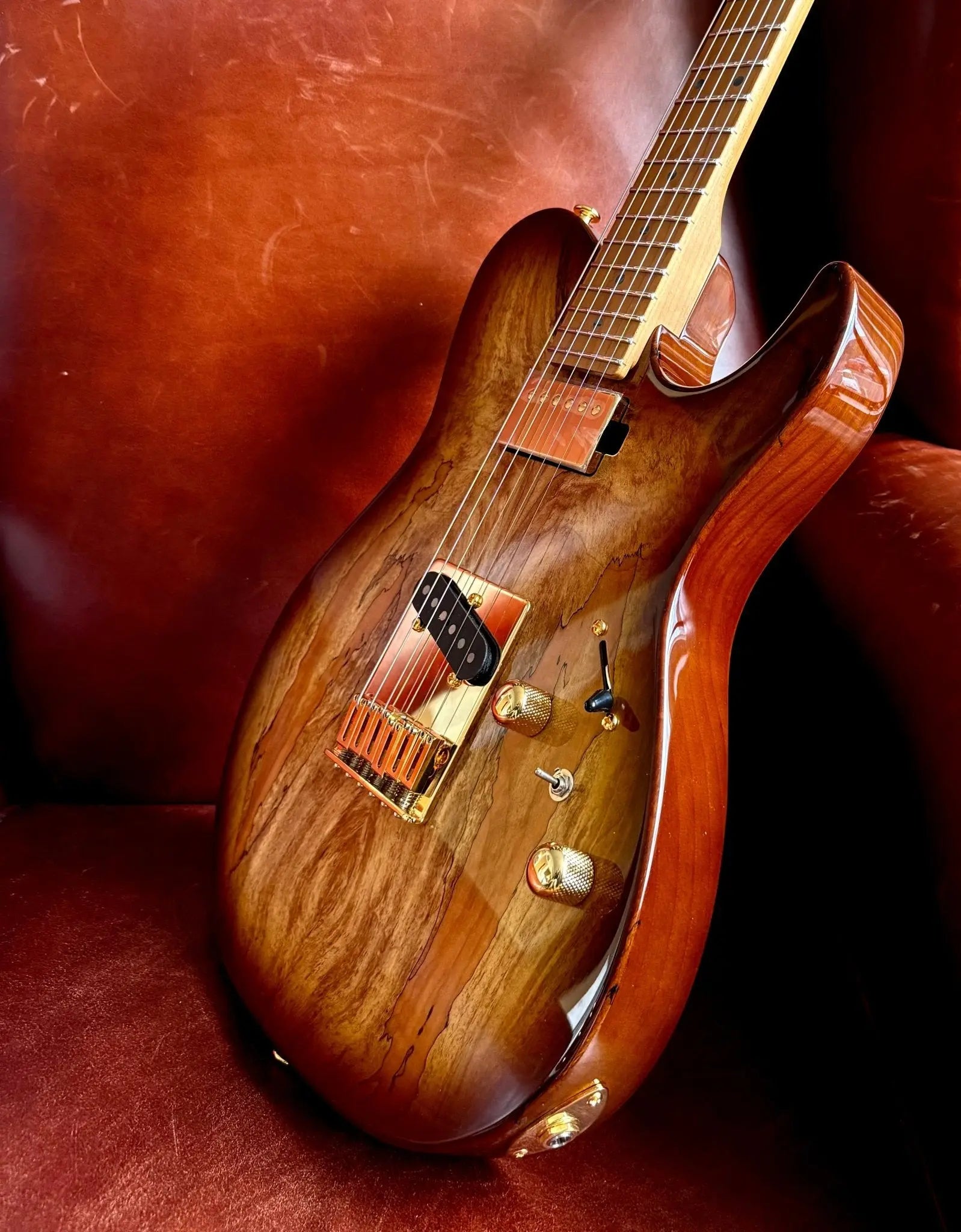 FGN Guitars Expert Iliad HCB Hojicha Burst - Richards Guitars Of Stratford Upon Avon