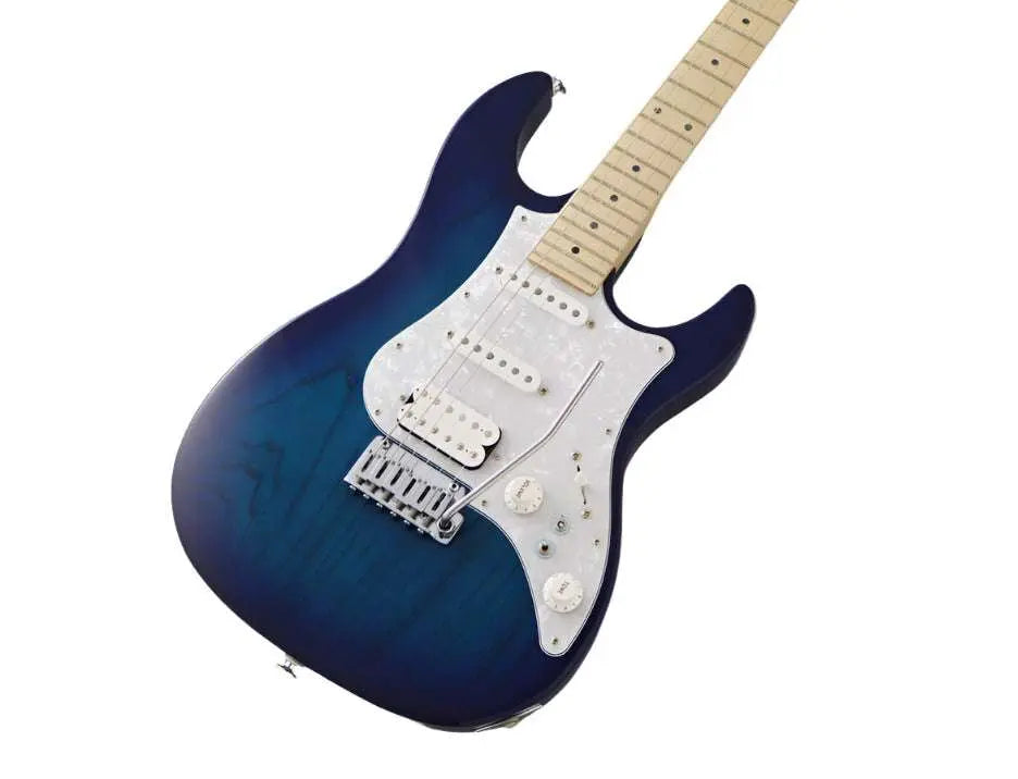 FGN Guitars Expert Odyssey SBB See - Thru Blue Burst - Richards Guitars Of Stratford Upon Avon