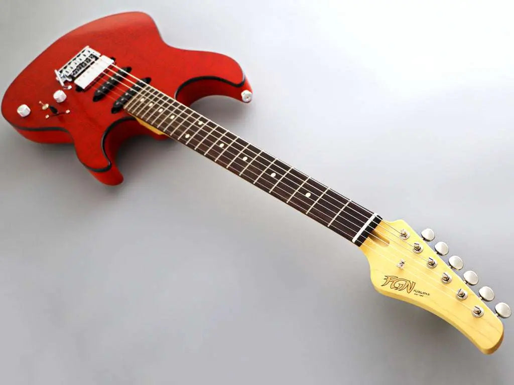 FGN Guitars J Std Odyssey MOF Mandarin Orange Flat - Richards Guitars Of Stratford Upon Avon