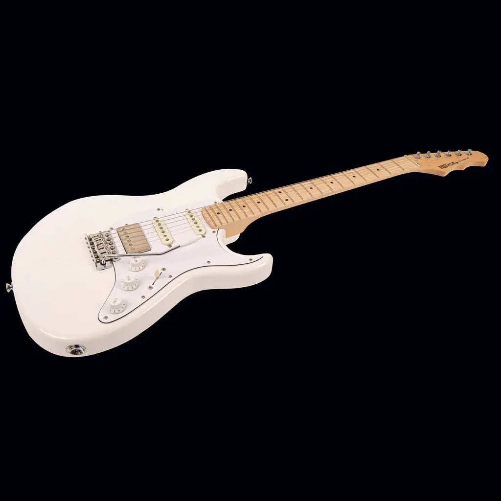 FRET KING CORONA CLASSIC GUITAR - ARCTIC WHITE (Includes Our £85 Pro Setup Free) - Richards Guitars Of Stratford Upon Avon