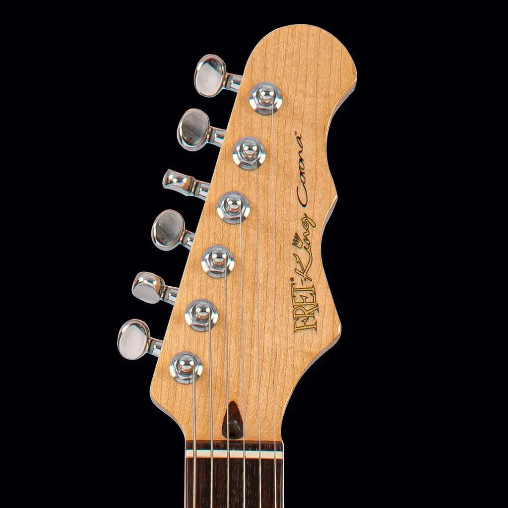 FRET KING CORONA CUSTOM GUITAR - CANDY APPLE RED (Includes Our £85 Pro Setup Free) - Richards Guitars Of Stratford Upon Avon