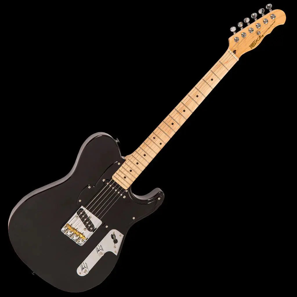 FRET KING COUNTRY SQUIRE CLASSIC TONEMASTER - GLOSS BLACK (Includes Our £85 Pro Setup Free) - Richards Guitars Of Stratford Upon Avon