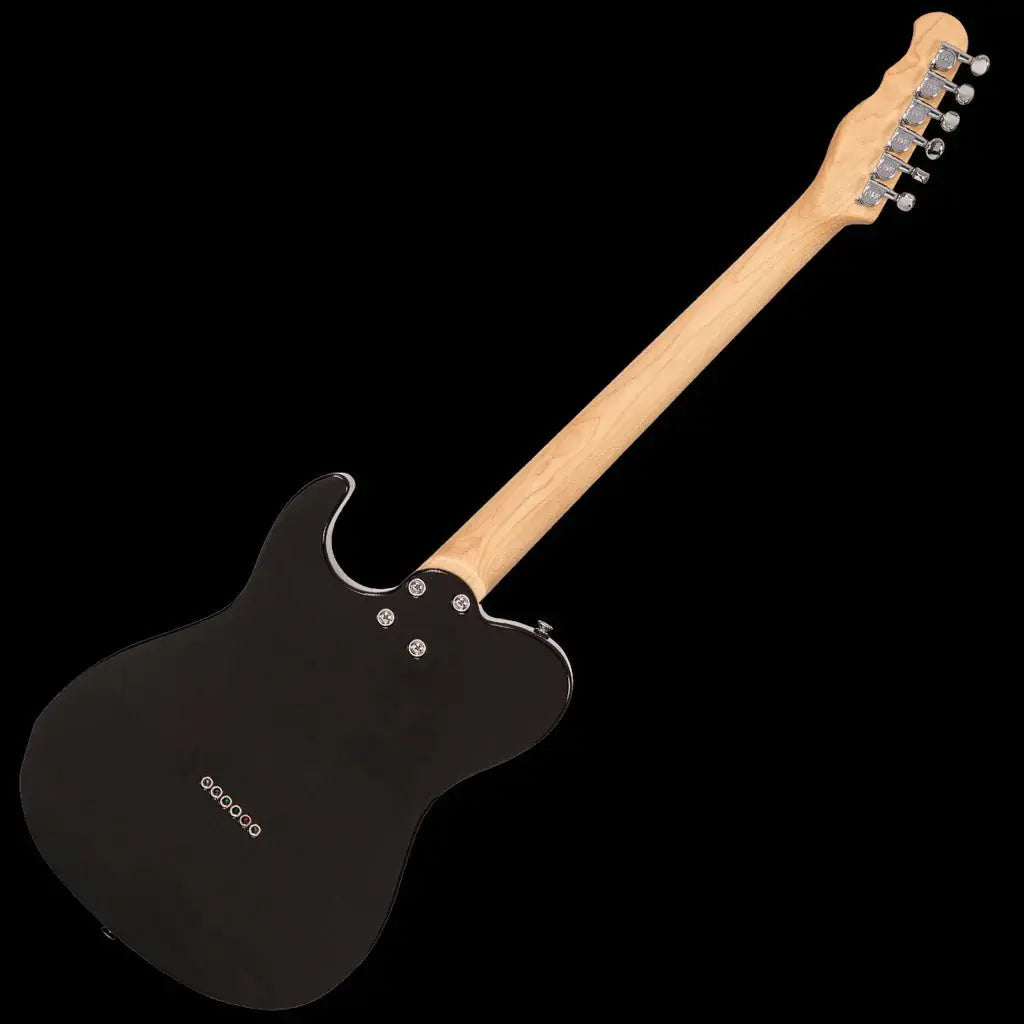 FRET KING COUNTRY SQUIRE MUSIC ROW - GLOSS BLACK (Includes Our £85 Pro Setup Free) - Richards Guitars Of Stratford Upon Avon