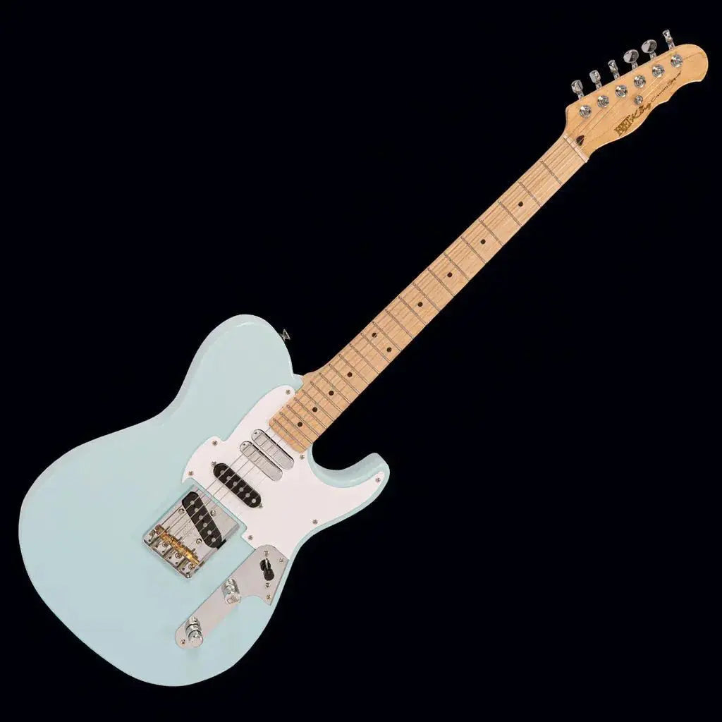FRET KING COUNTRY SQUIRE MUSIC ROW - LAGUNA BLUE (Includes Our £85 Pro Setup Free) - Richards Guitars Of Stratford Upon Avon