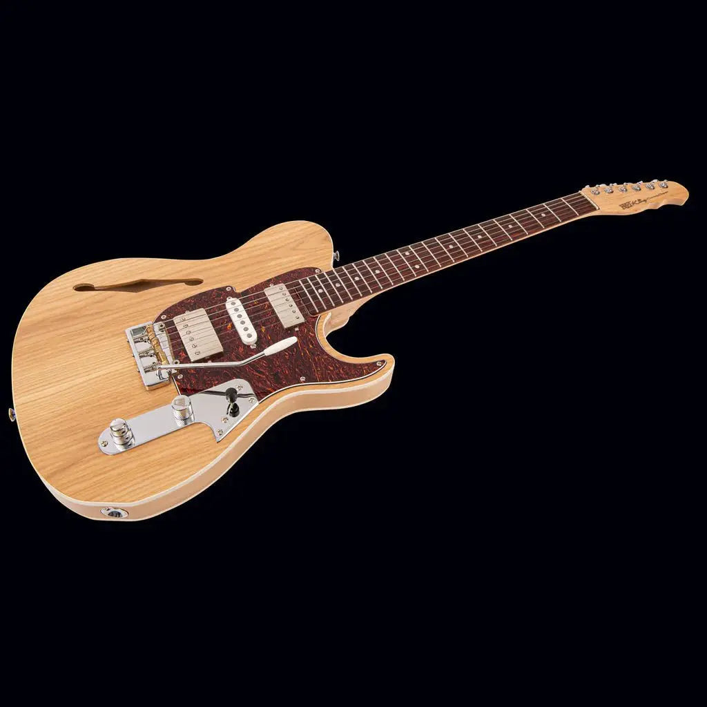 FRET KING COUNTRY SQUIRE SEMITONE DELUXE - NATURAL ASH (Includes Our £85 Pro Setup Free) - Richards Guitars Of Stratford Upon Avon