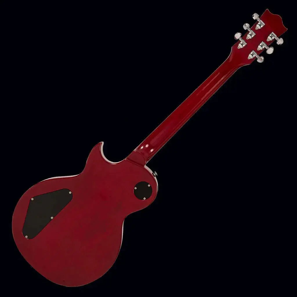 FRET KING ECLAT CUSTOM GUITAR - FLAMED CHERRY SUNBURST (Includes Our £85 Pro Setup Free) - Richards Guitars Of Stratford Upon Avon