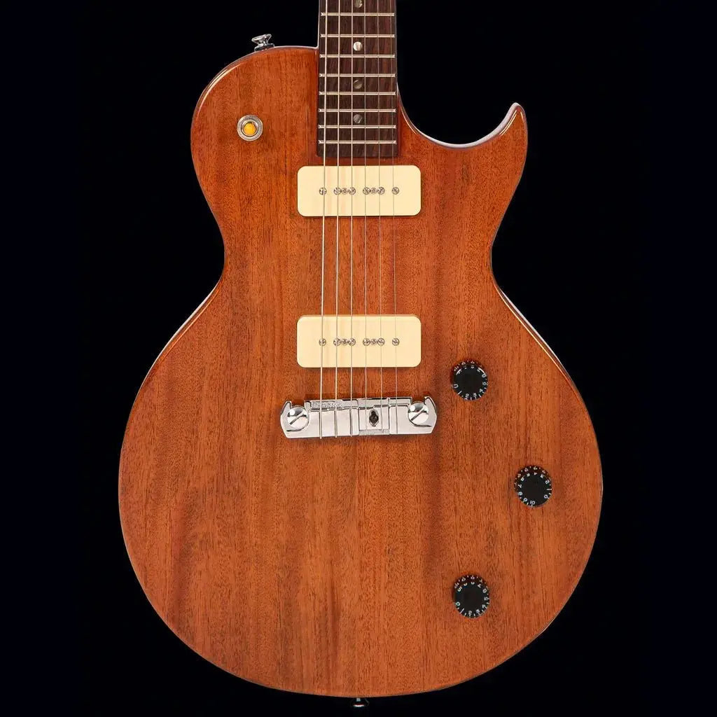 FRET KING ECLAT STANDARD GUITAR - NATURAL MAHOGANY (Includes Our £85 Pro Setup Free) - Richards Guitars Of Stratford Upon Avon