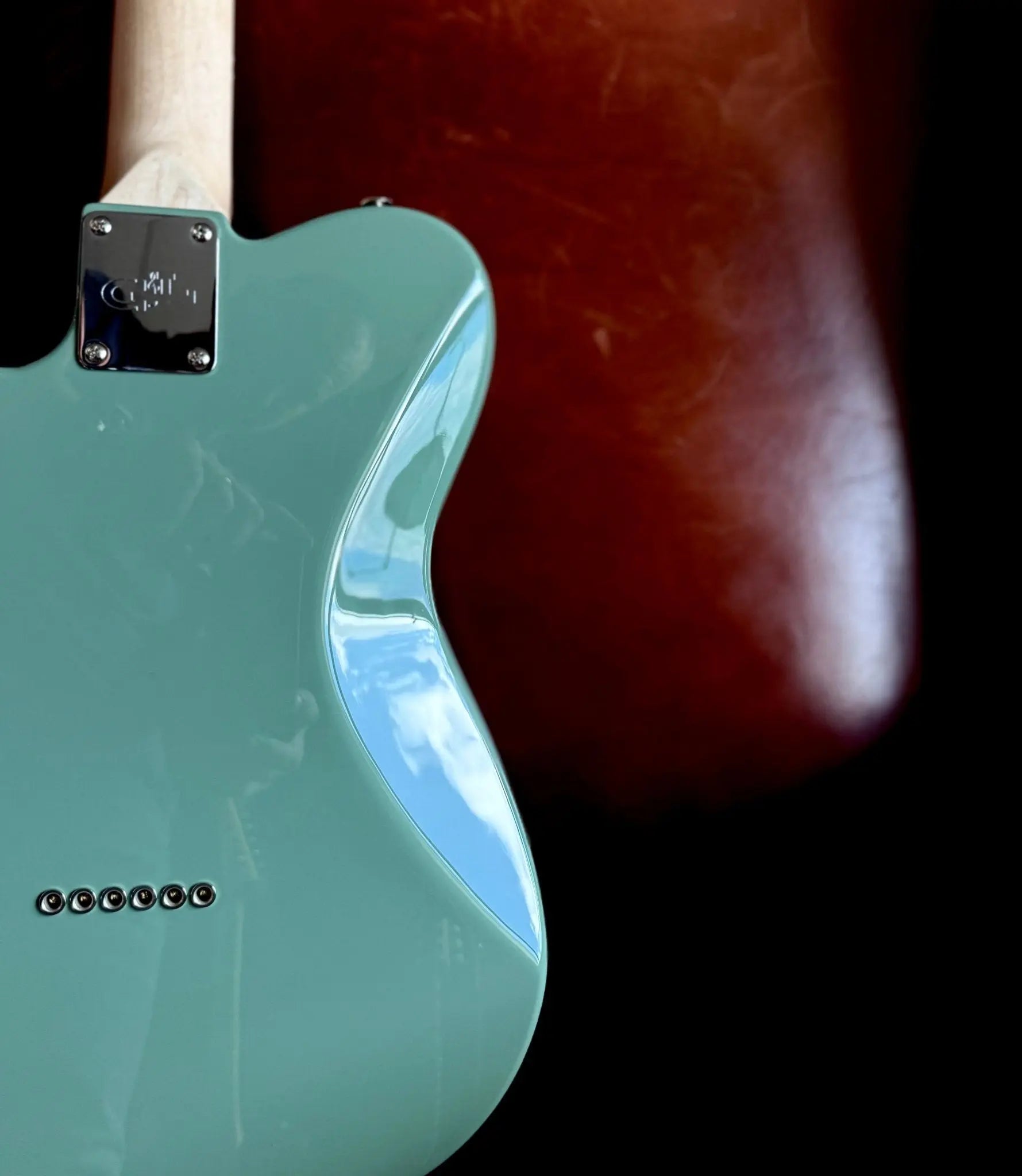 G&L Fullerton Deluxe ASAT Classic Matcha Green over Alder w' Deluxe Gigbag - Richards Guitars Of Stratford Upon Avon