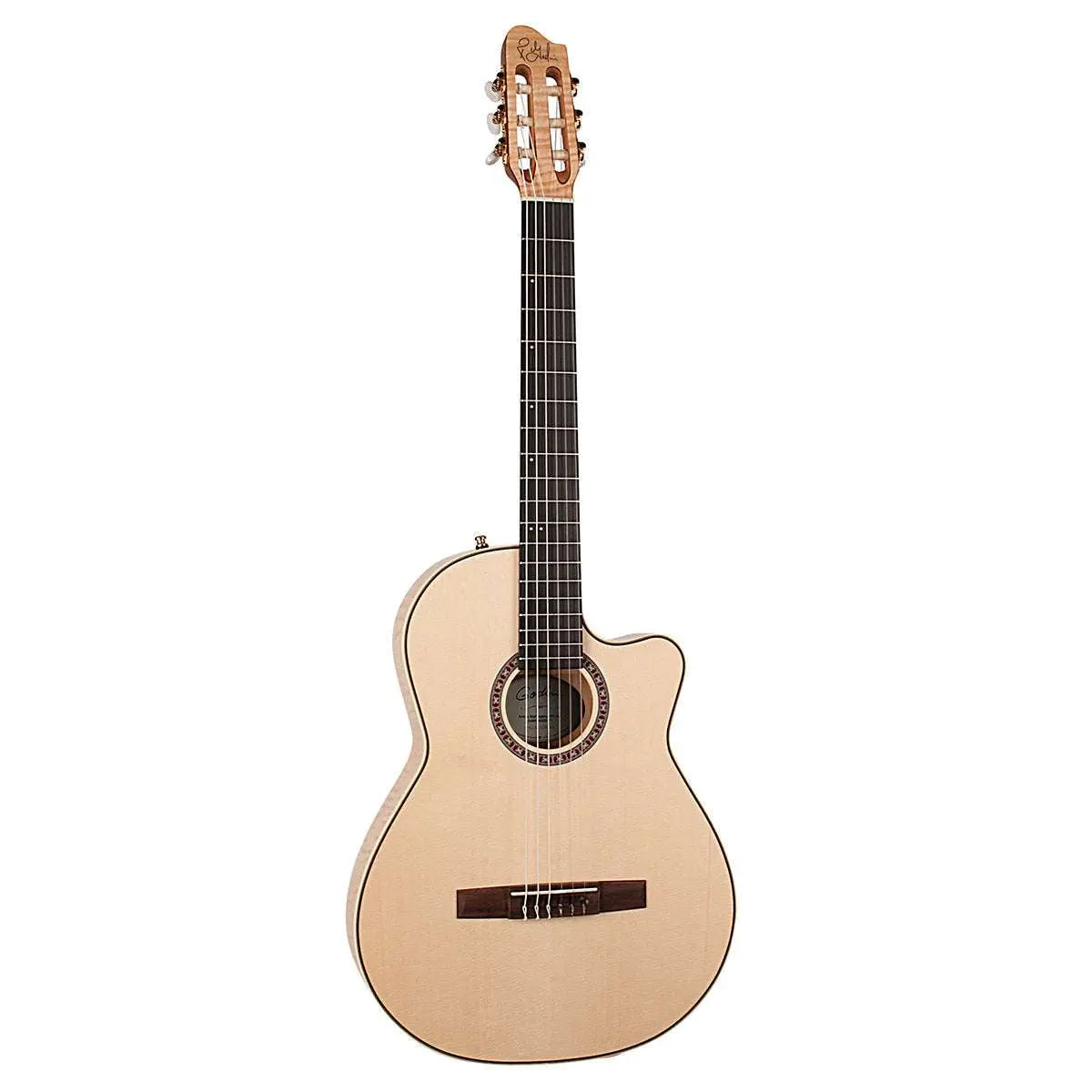 Godin Arena Flame Maple Cutaway Clasica II Nylon String Electro Guitar - Richards Guitars Of Stratford Upon Avon