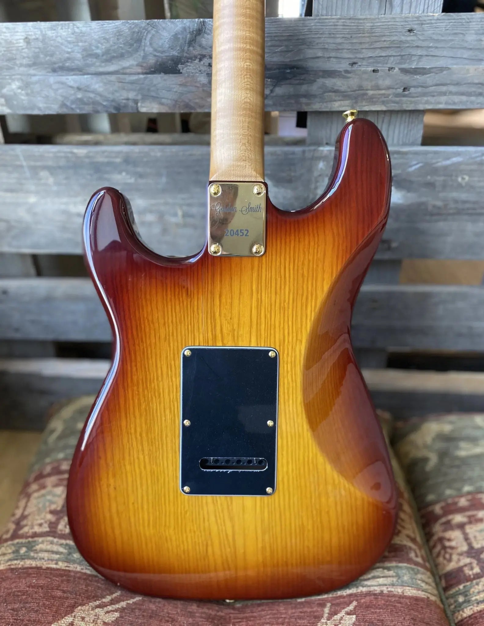 Gordon Smith Classic S HSS Tobacco Burst Swamp Ash Custom AAAAA Honey Roast Maple Neck & Board SN: 20452 - Richards Guitars Of Stratford Upon Avon