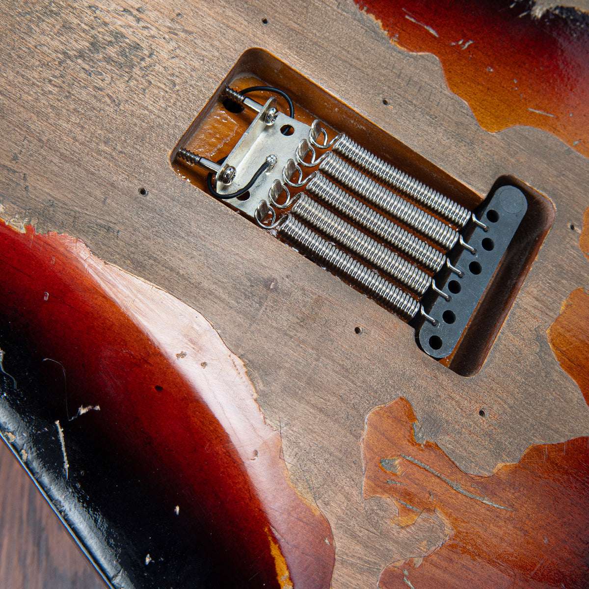 IN BUILD: - Vintage LV6 ProShop Custom - Build ~ Heavy Distressing / SRV Style Tobacco - Richards Guitars Of Stratford Upon Avon