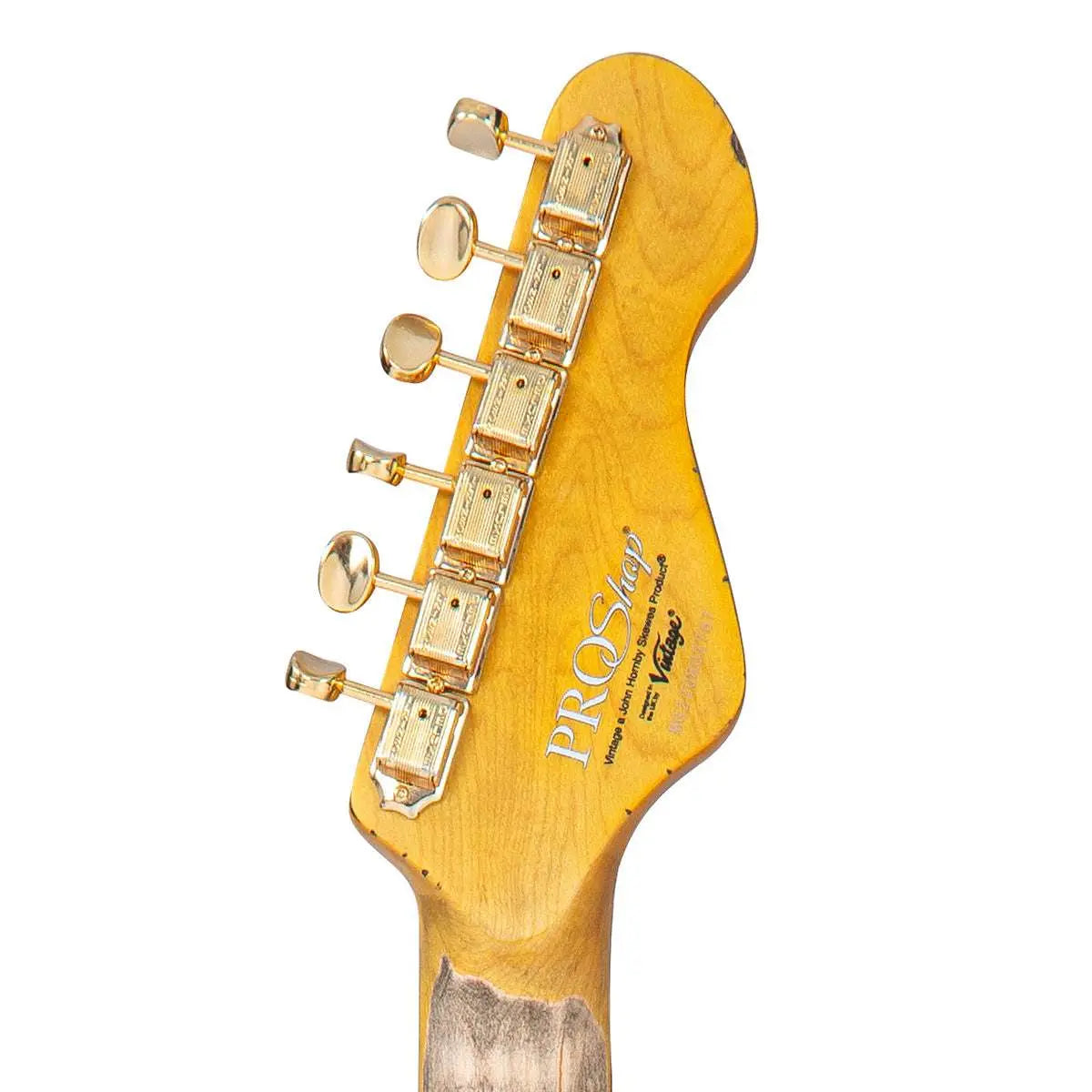IN BUILD: - Vintage LV6 ProShop Custom - Build ~ Heavy Distressing / SRV Style Tobacco - Richards Guitars Of Stratford Upon Avon