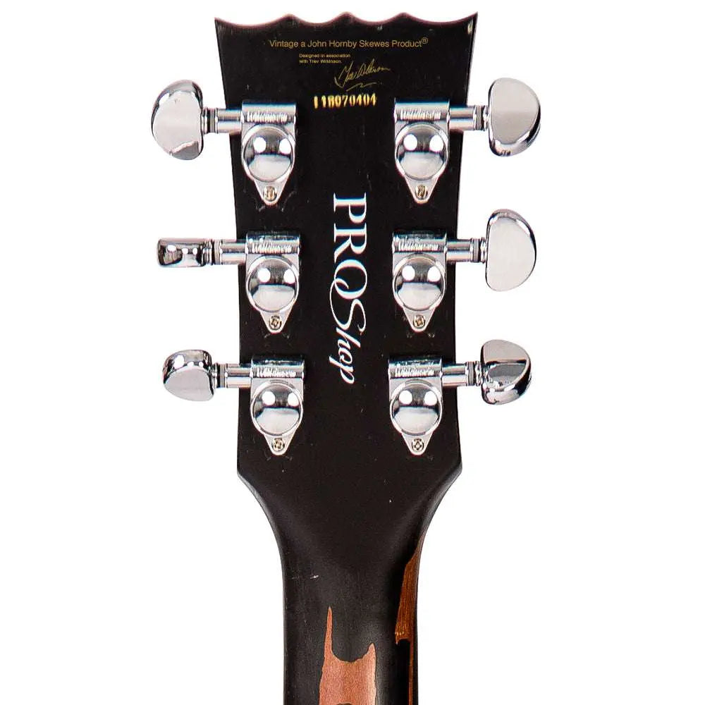 IN BUILD: - Vintage V100 Proshop Unique ~ Gold Top - Richards Guitars Of Stratford Upon Avon