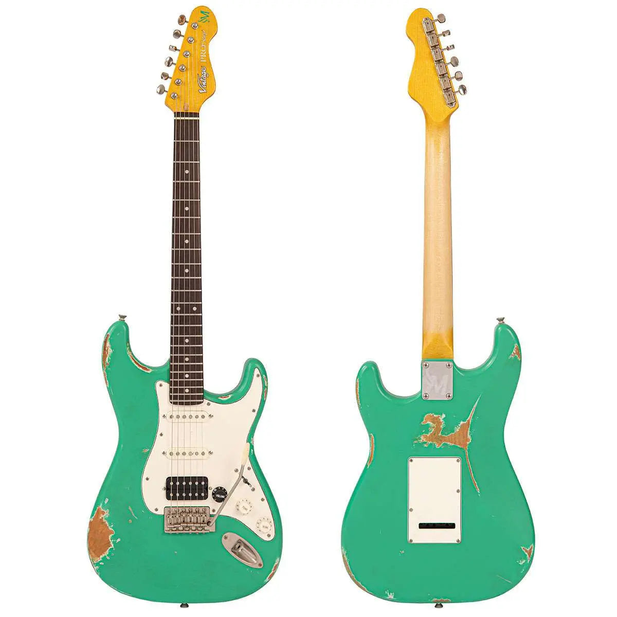 IN BUILD: - Vintage V6 ProShop Custom Build ~ Relic Ventura Ming Green - Richards Guitars Of Stratford Upon Avon