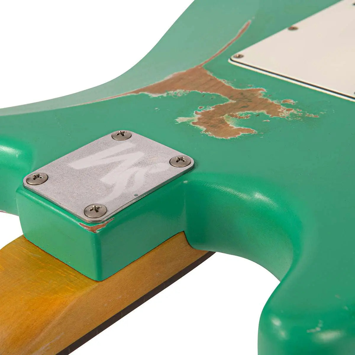 IN BUILD: - Vintage V6 ProShop Custom Build ~ Relic Ventura Ming Green - Richards Guitars Of Stratford Upon Avon