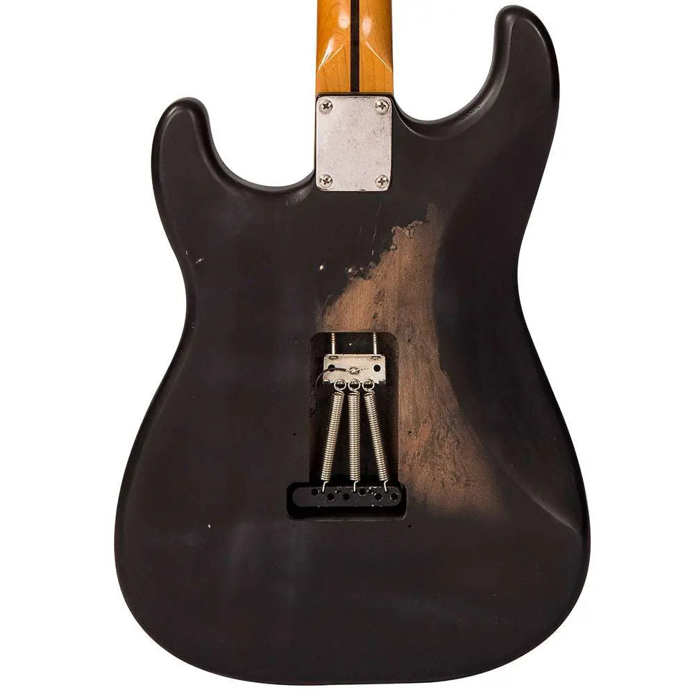 IN BUILD: - Vintage V6 ProShop Unique ~ Boulevard Black - Richards Guitars Of Stratford Upon Avon