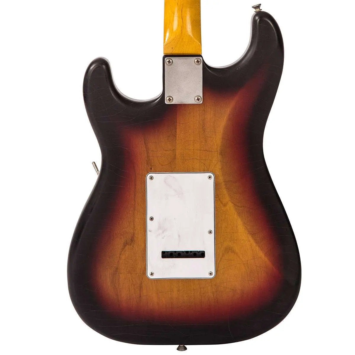 IN BUILD: - Vintage V6 ProShop Unique ~ Sunset Sunburst - Richards Guitars Of Stratford Upon Avon
