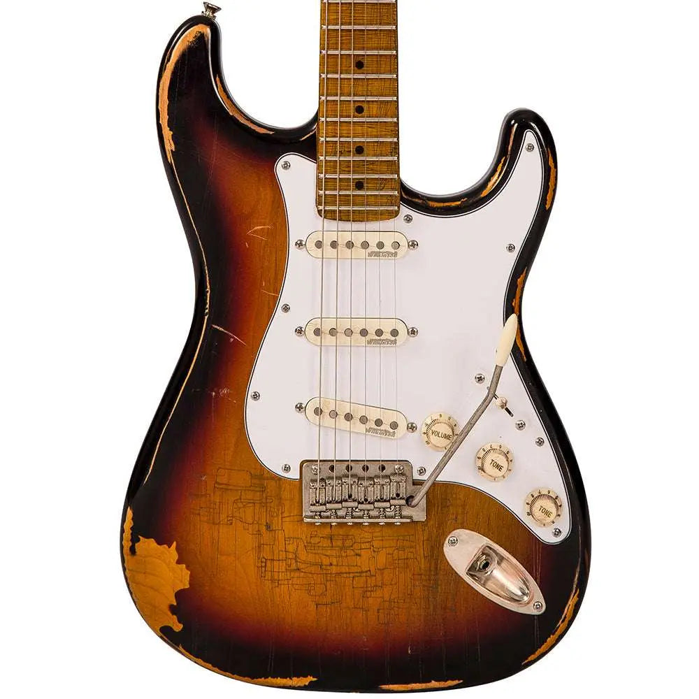 IN BUILD: - Vintage V6 ProShop Unique ~ The Jungmeister Original Classic Burst - Richards Guitars Of Stratford Upon Avon