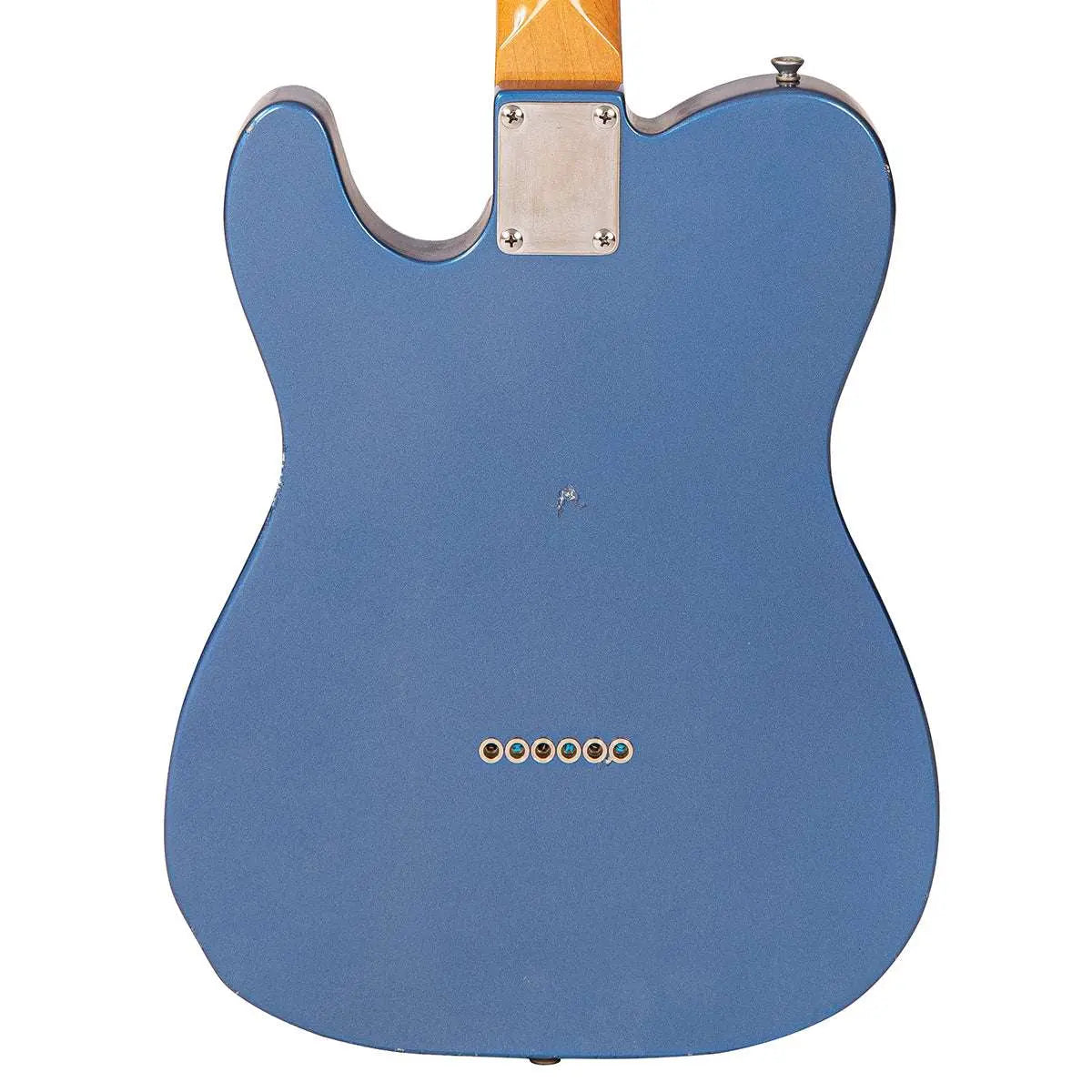 IN BUILD: - Vintage V62 ProShop Unique ~ Cracked Metallic Blue - Richards Guitars Of Stratford Upon Avon