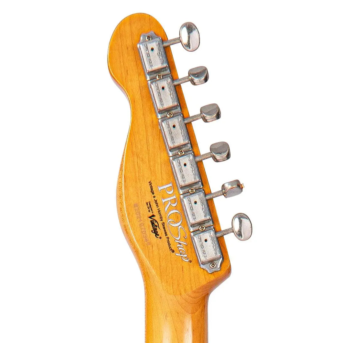 IN BUILD: - Vintage V62 ProShop Unique ~ Cracked Metallic Blue - Richards Guitars Of Stratford Upon Avon