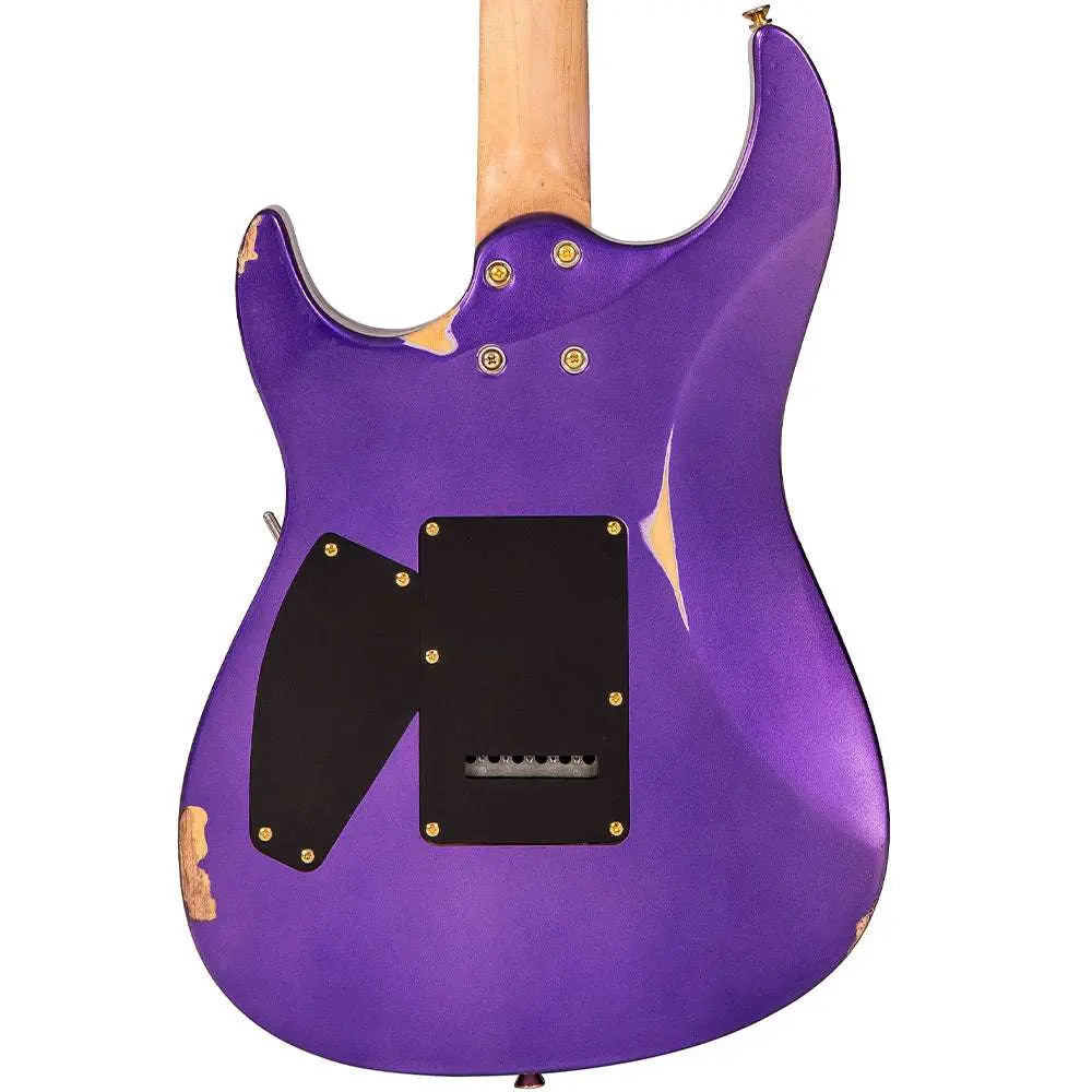IN BUILD: - Vintage V6M24 ProShop Unique ~ Pasadena Purple - Richards Guitars Of Stratford Upon Avon