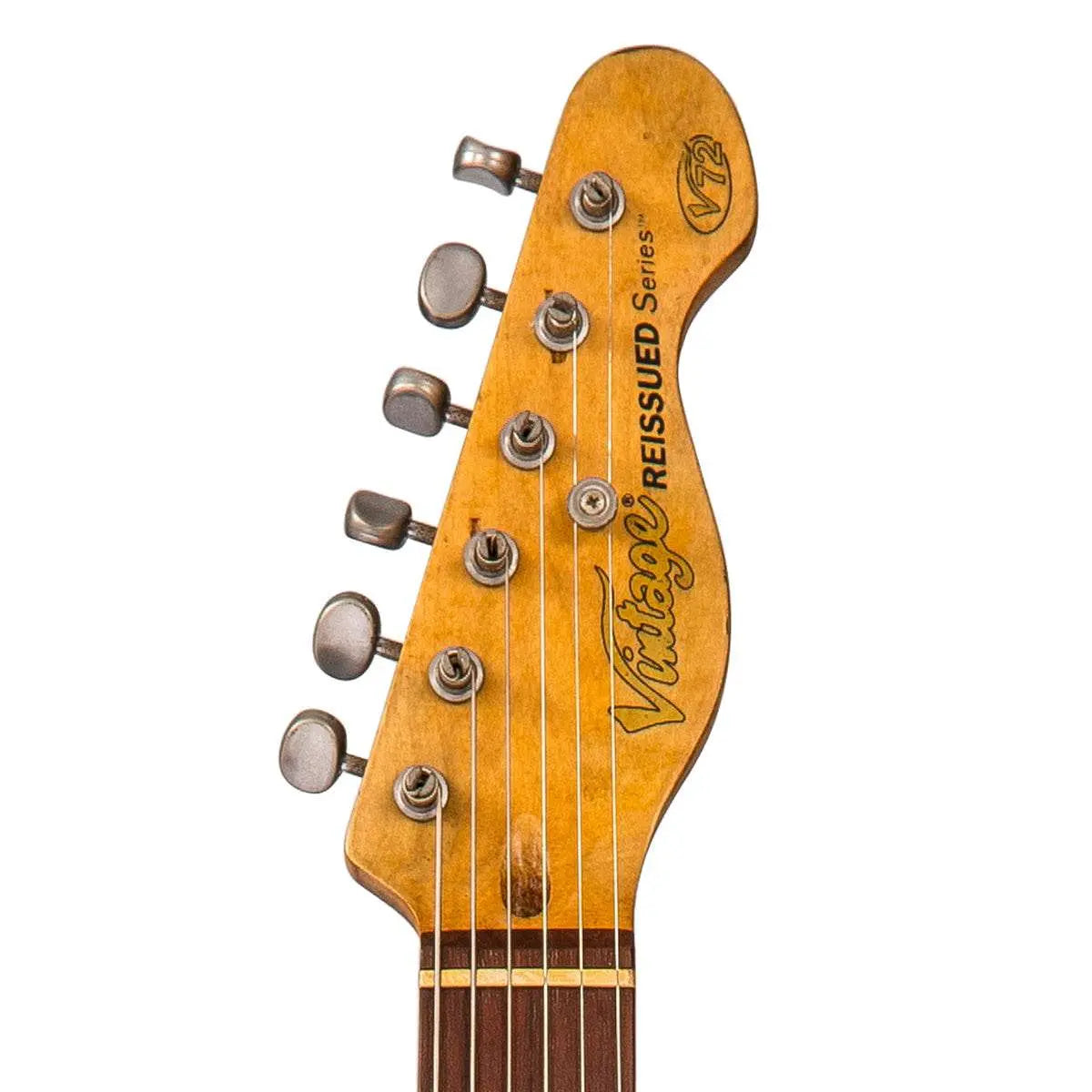 IN BUILD: - Vintage V72 ProShop Unique ~ Flamed Pink Relic - Richards Guitars Of Stratford Upon Avon