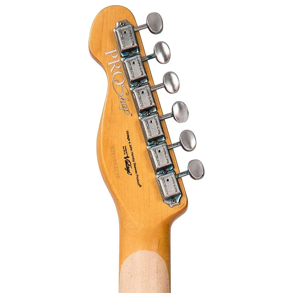 IN BUILD: - Vintage V75 ProShop Unique ~ Red - Richards Guitars Of Stratford Upon Avon