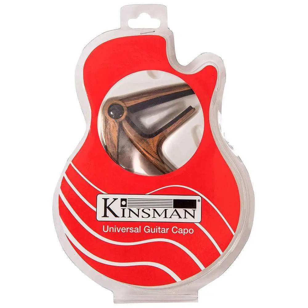 Kinsman Guitar Capo - Multi Sapele - Richards Guitars Of Stratford Upon Avon