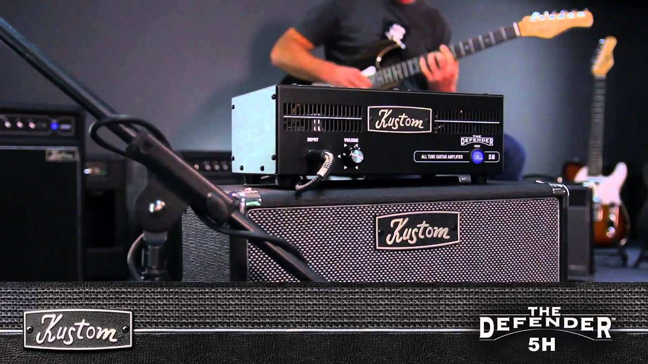 KUSTOM DEFENDER 5H MOD GUITAR HEAD ~ 5W - Richards Guitars Of Stratford Upon Avon