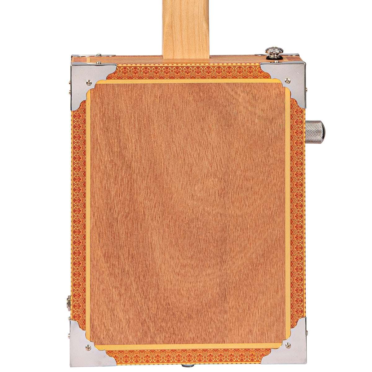 Lace Cigar Box Electric Guitar ~ 3 String ~ Dead Is Alive - Richards Guitars Of Stratford Upon Avon