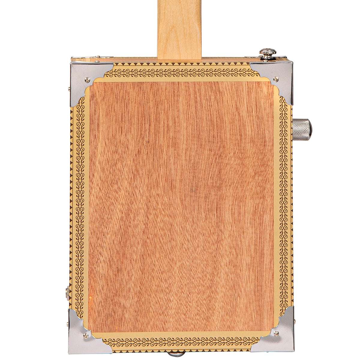 Lace Cigar Box Electric Guitar ~ 4 String ~ Americana - Richards Guitars Of Stratford Upon Avon