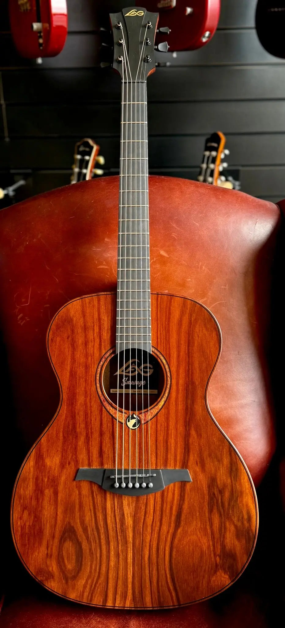 LAG Sauvage Auditorium Acoustic Guitar - Richards Guitars Of Stratford Upon Avon