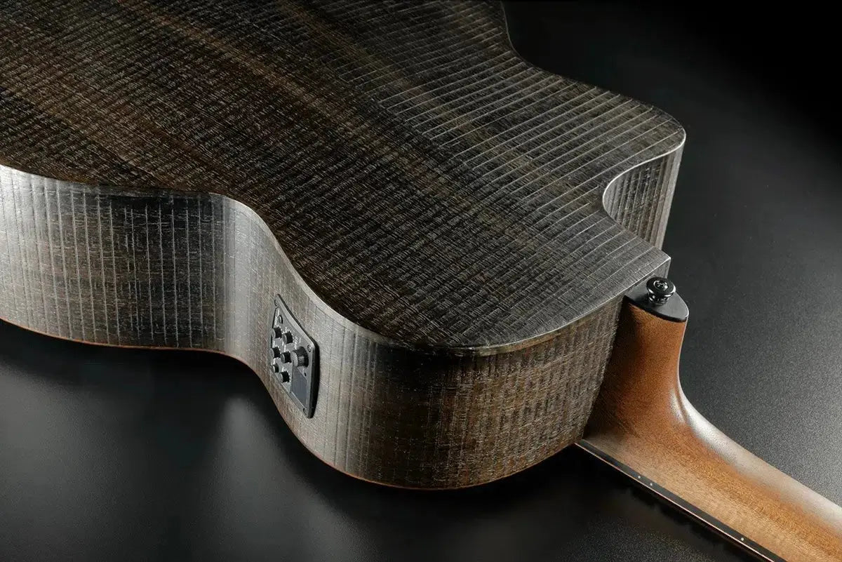 LAG Sauvage Jumbo Cutaway Acoustic - Electric - Richards Guitars Of Stratford Upon Avon
