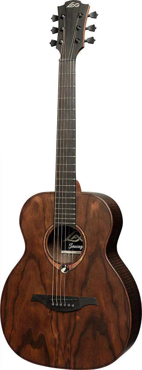 LAG Sauvage Travel Acoustic Guitar - Richards Guitars Of Stratford Upon Avon